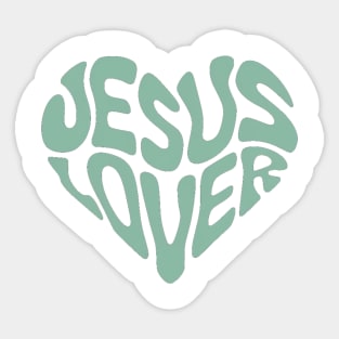 Jesus Lover - Christian Faith Sticker